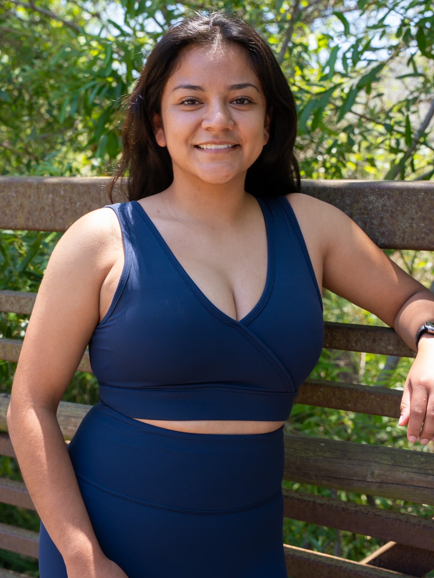 Performance Sports Bra - Navy Blue