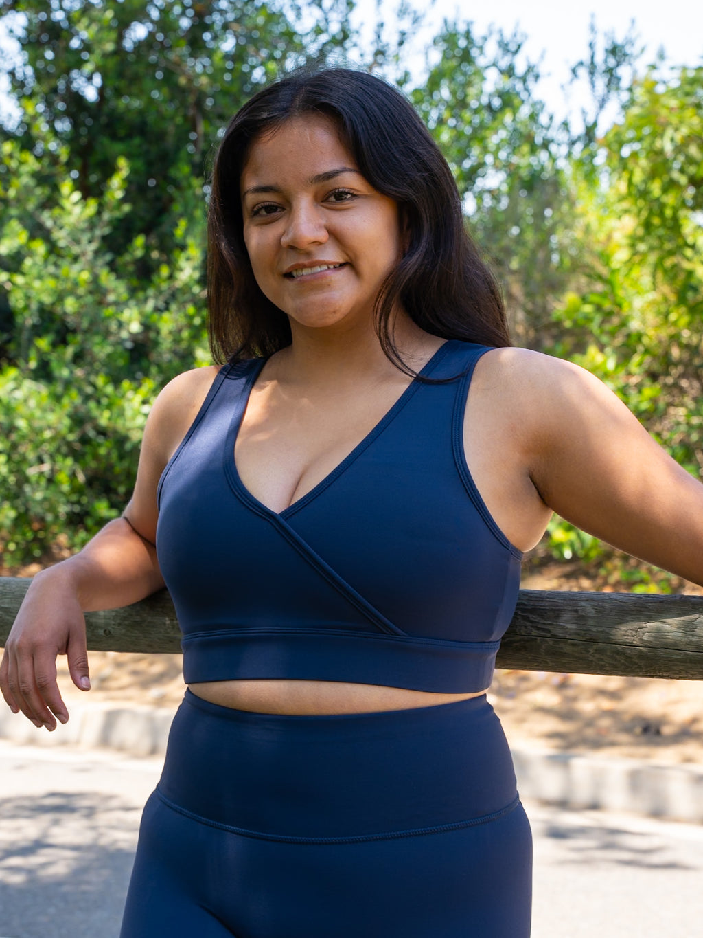 Performance Sports Bra - Navy Blue