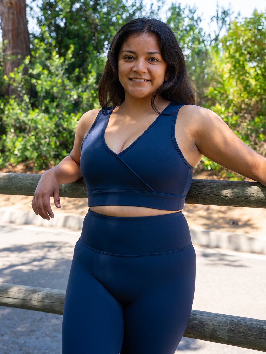Performance Sports Bra - Navy Blue