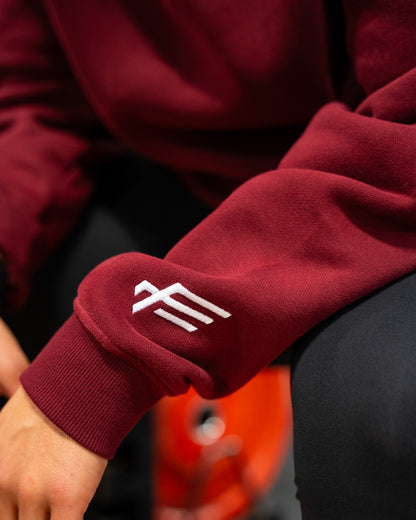 Unisex Winter Hoodie - Burgundy