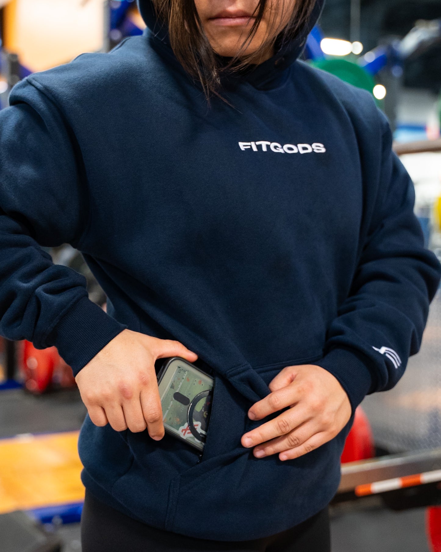 Unisex Winter Hoodie - Navy Blue