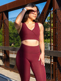 Performance Sports Bra - Burgundy