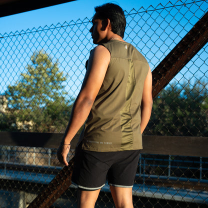 Cutoff Tank - Olive Green