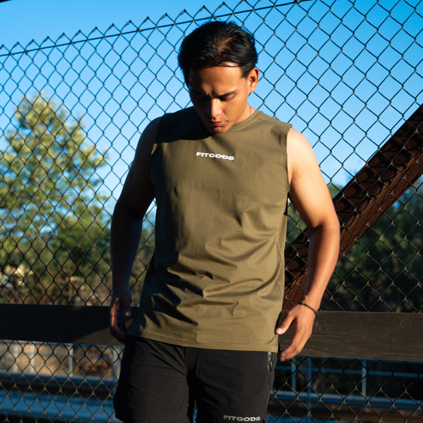 Cutoff Tank - Olive Green