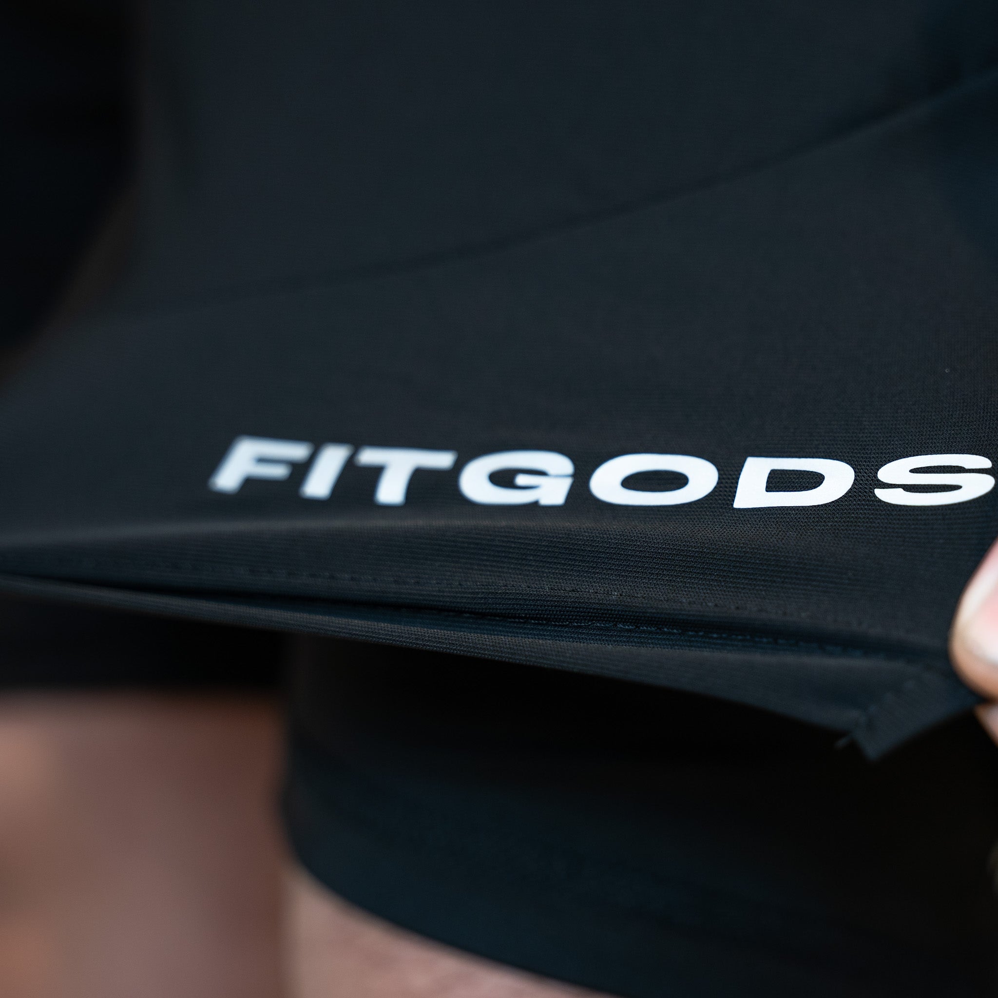 Shorts deportivos con forro - Negro