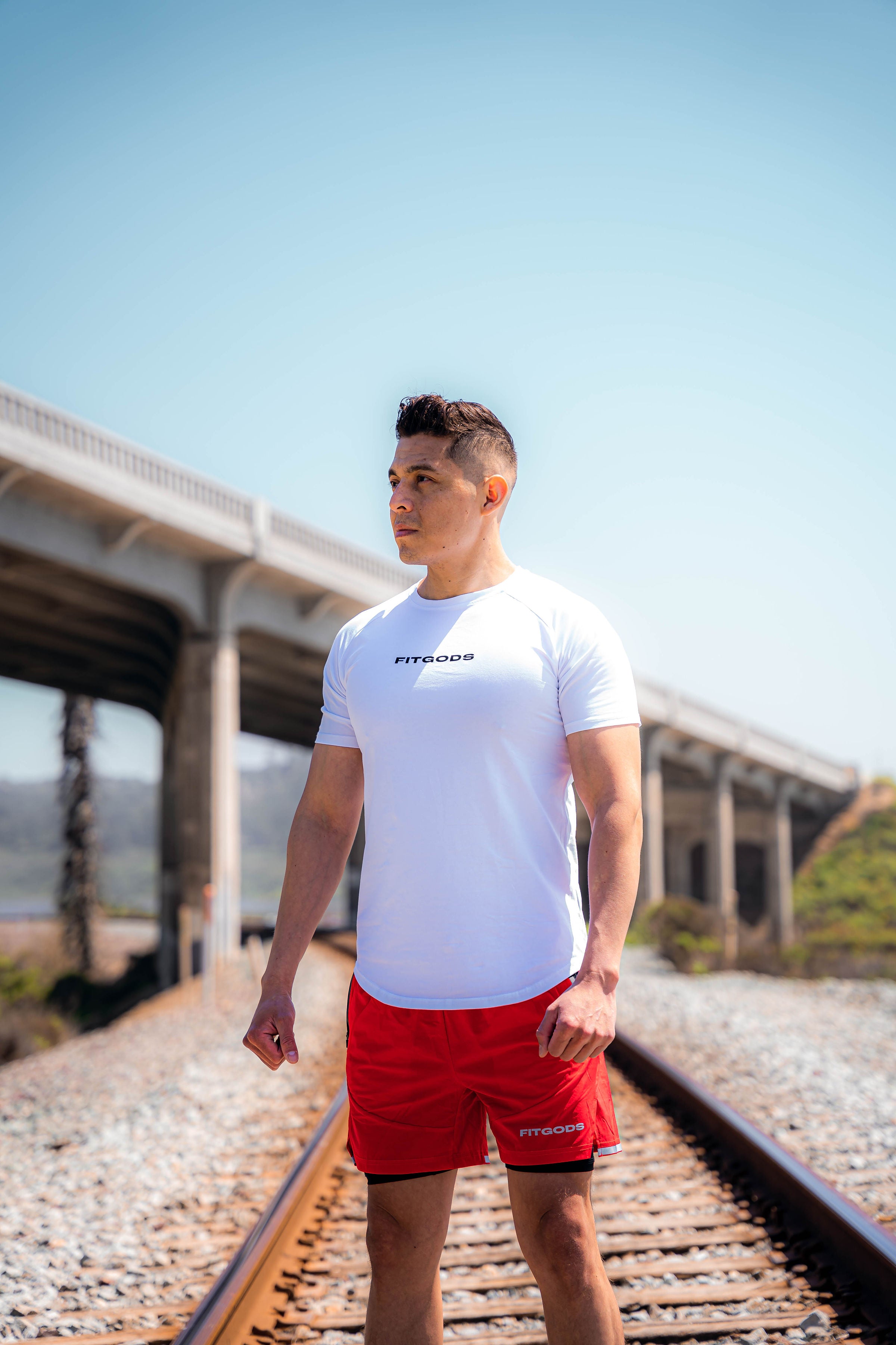 Liner Training Shorts - Red