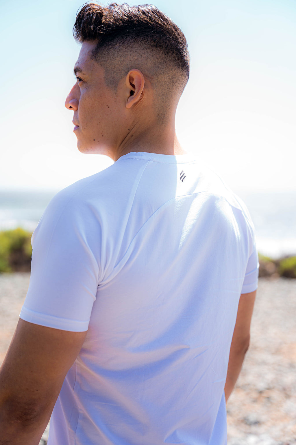 Camiseta ajustada Performance - Blanco