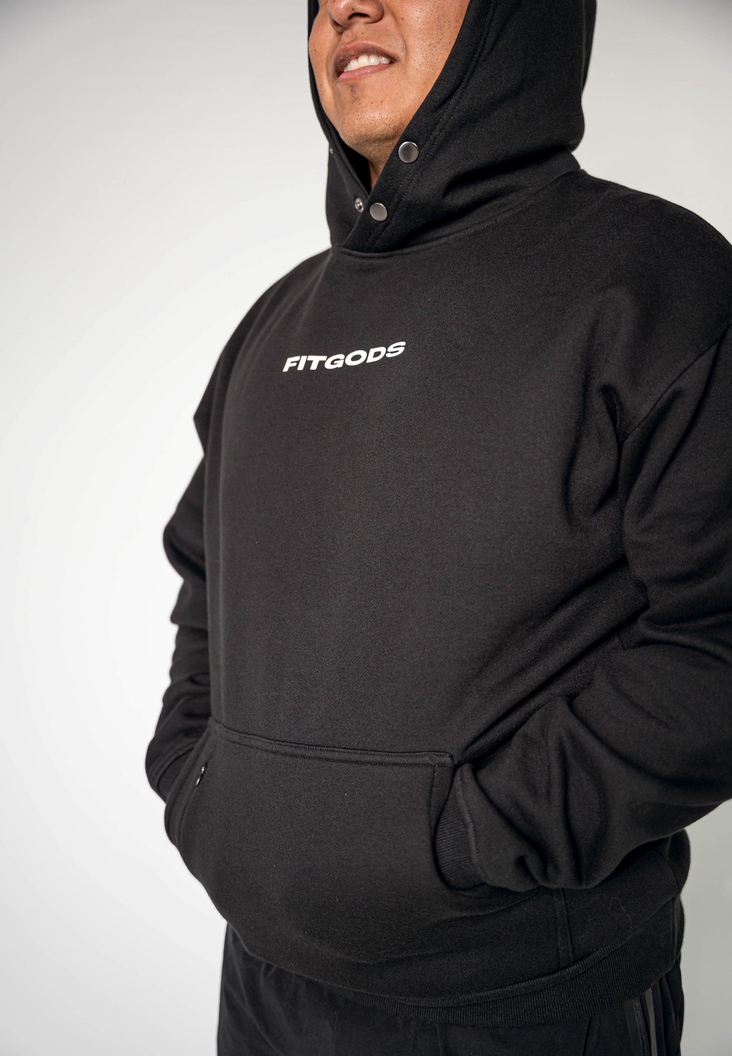 Premium Relaxed Hoodie - Black