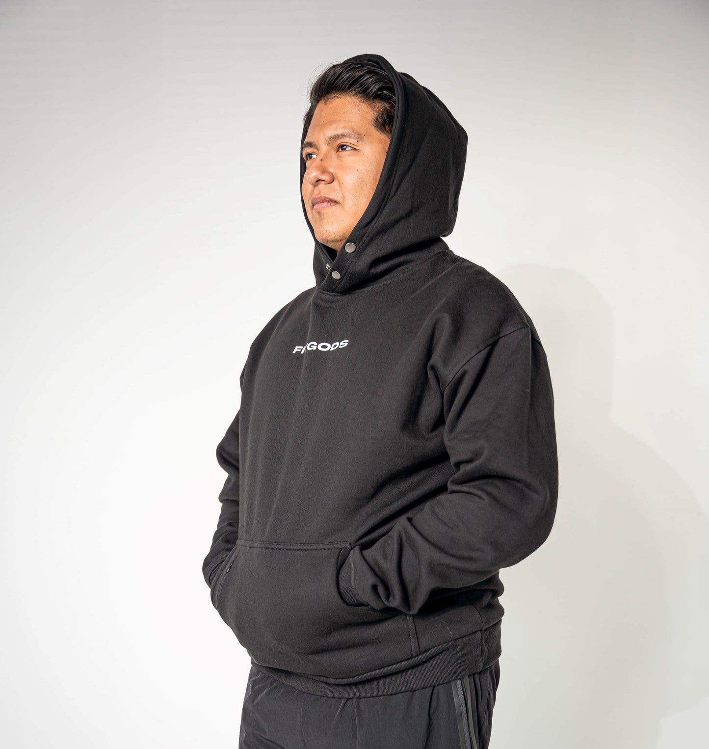 Premium Relaxed Hoodie - Black