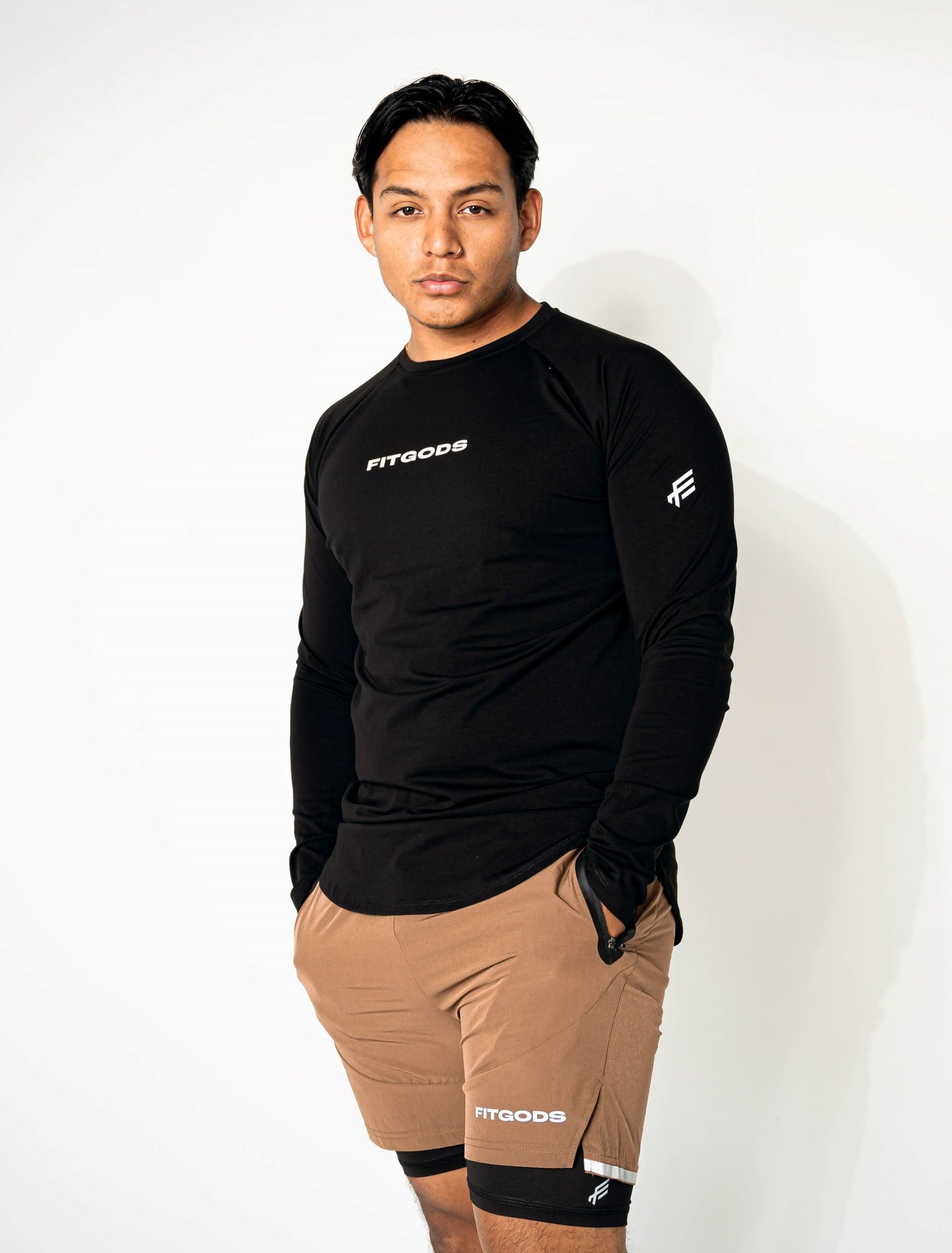 ALWAYS GRATEFUL Performance Long Sleeve -  Black