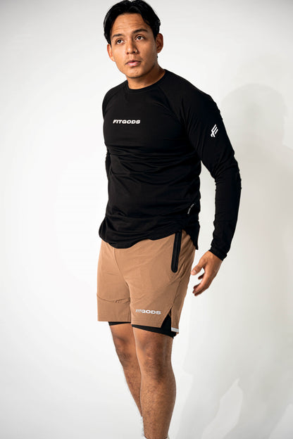 ALWAYS GRATEFUL Performance Long Sleeve -  Black