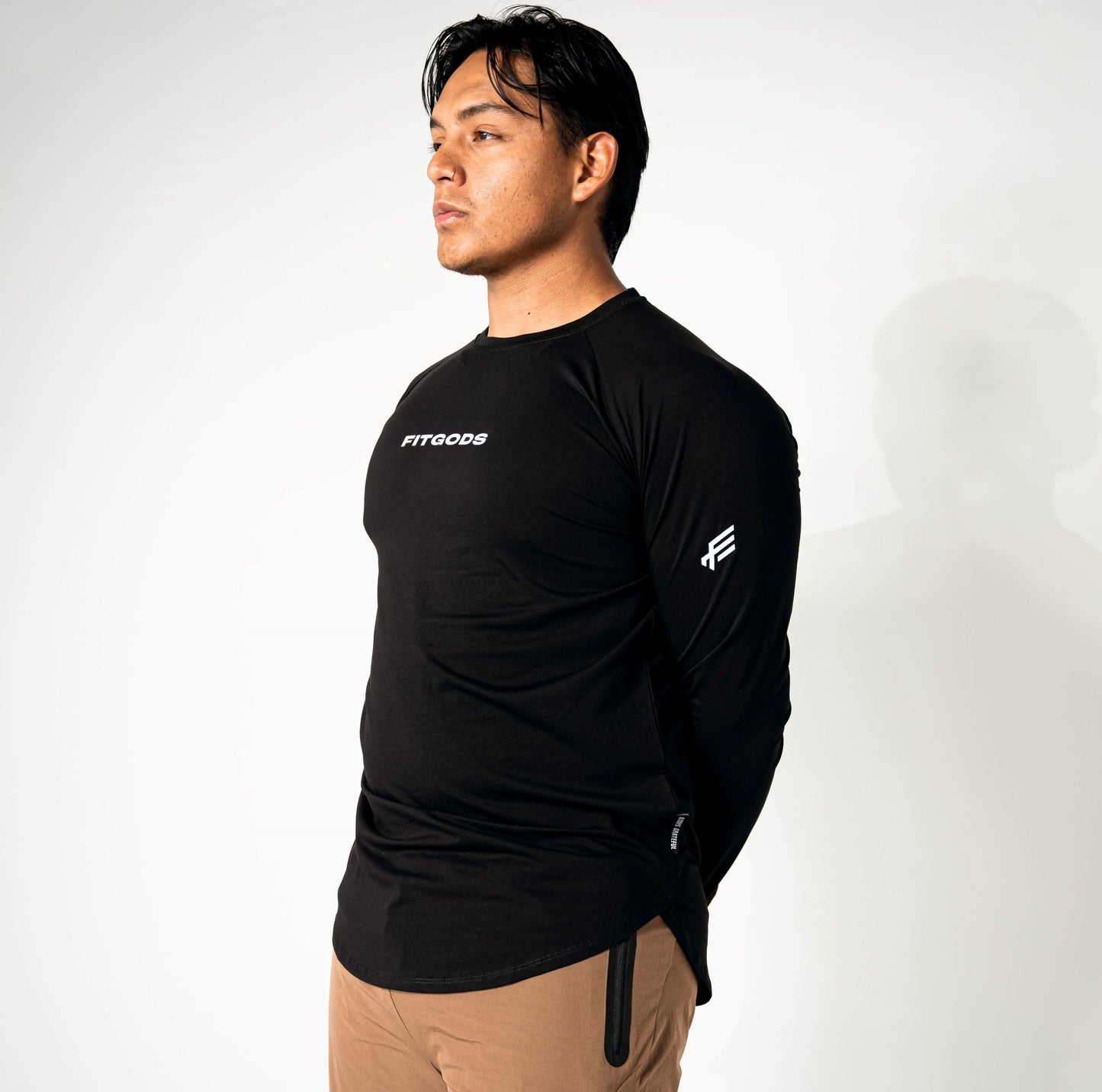 ALWAYS GRATEFUL Performance Long Sleeve -  Black