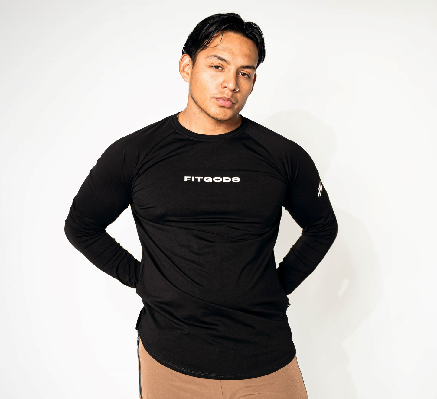 ALWAYS GRATEFUL Performance Long Sleeve -  Black