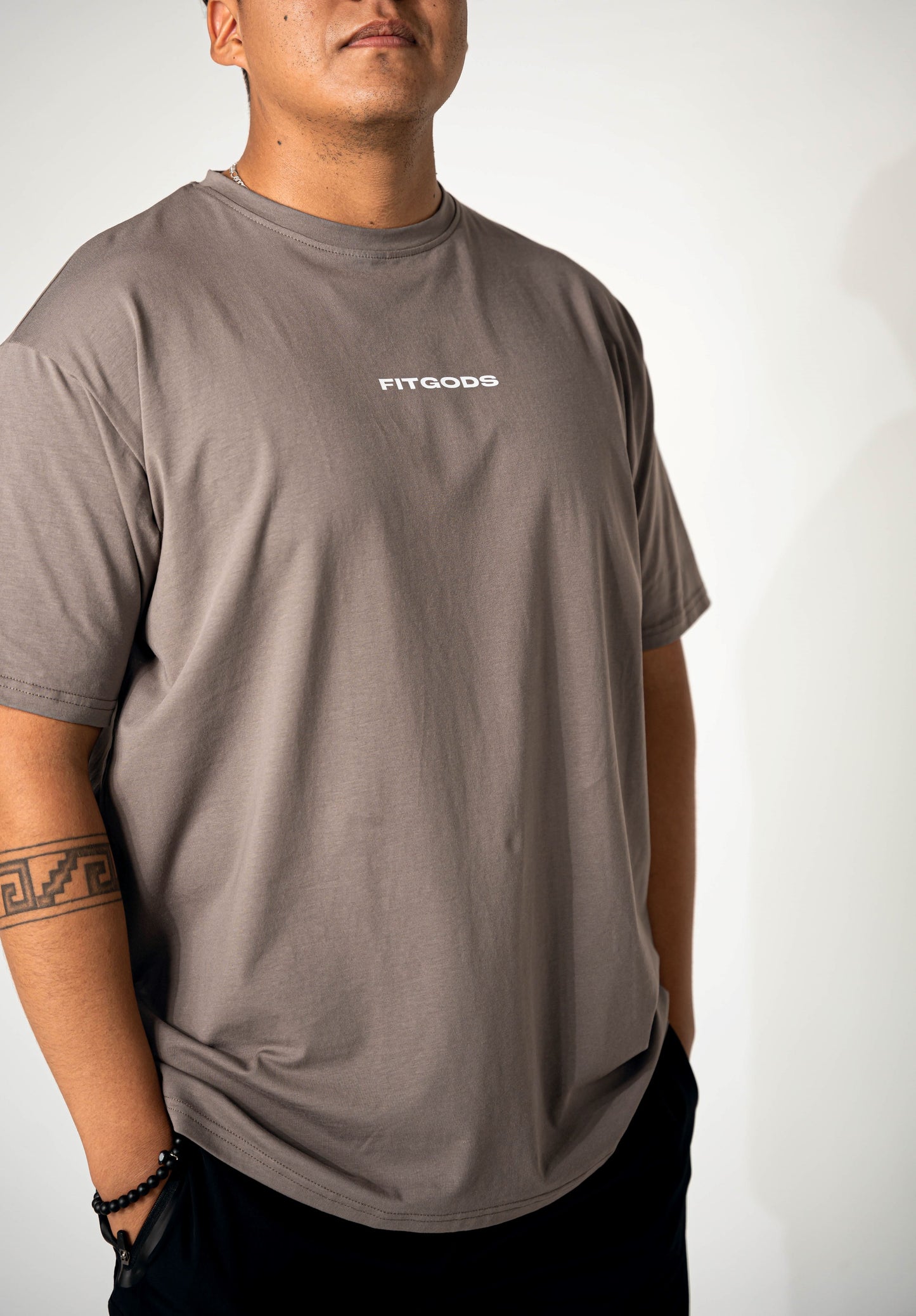 Camiseta extragrande premium - Gris humo