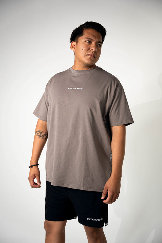 Premium Oversized Tee - Smoke Gray