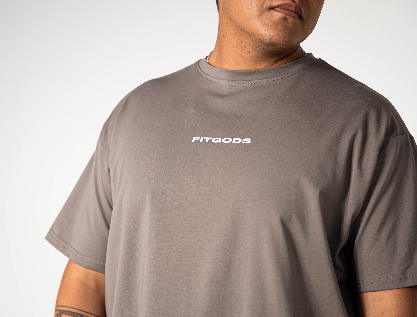 Camiseta extragrande premium - Gris humo