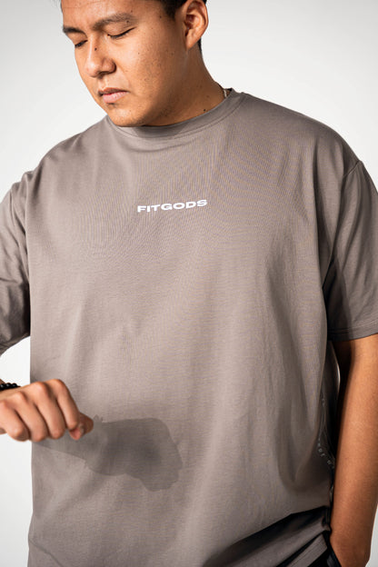 Camiseta extragrande premium - Gris humo