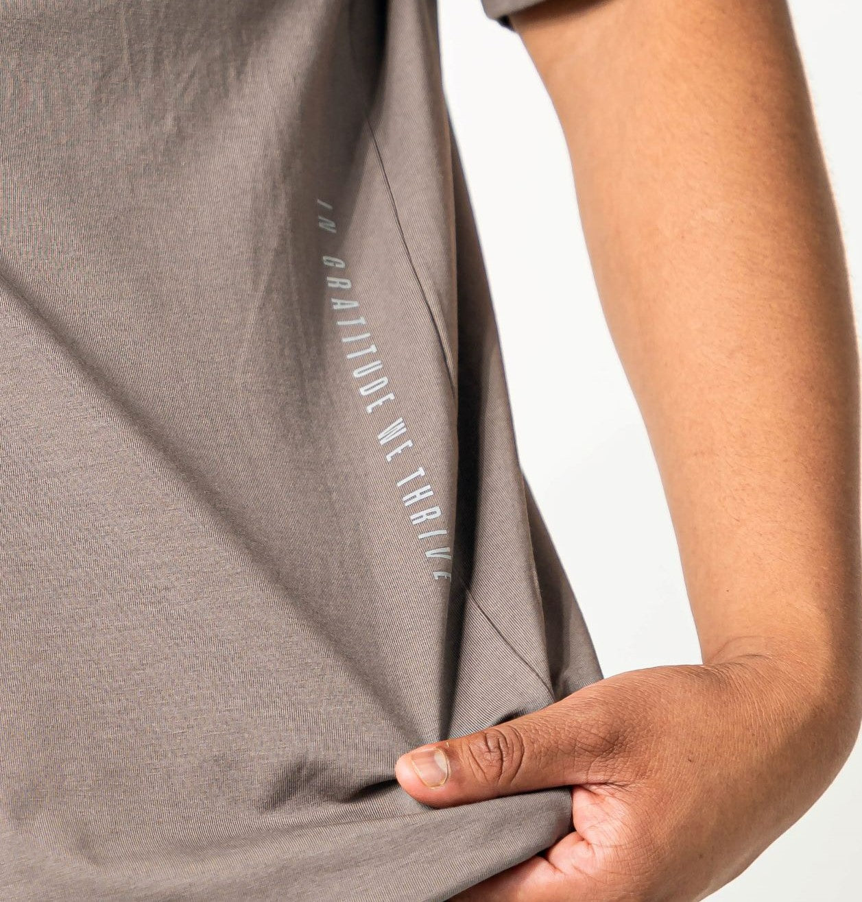 Camiseta extragrande premium - Gris humo