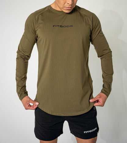 ALWAYS GRATEFUL Performance Long Sleeve - Olive