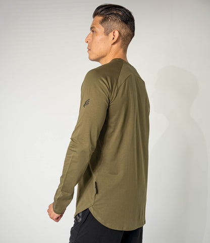 ALWAYS GRATEFUL Performance Long Sleeve - Olive