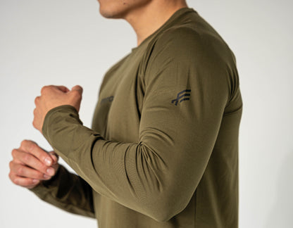 ALWAYS GRATEFUL Performance Long Sleeve - Olive