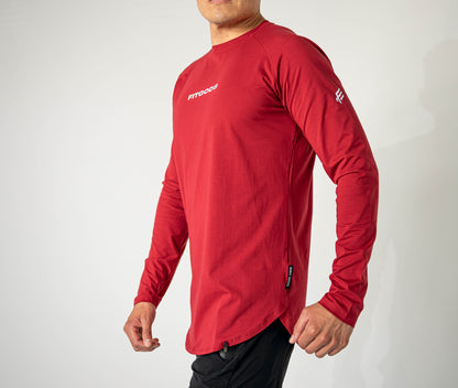 ALWAYS GRATEFUL Performance Long Sleeve - Red