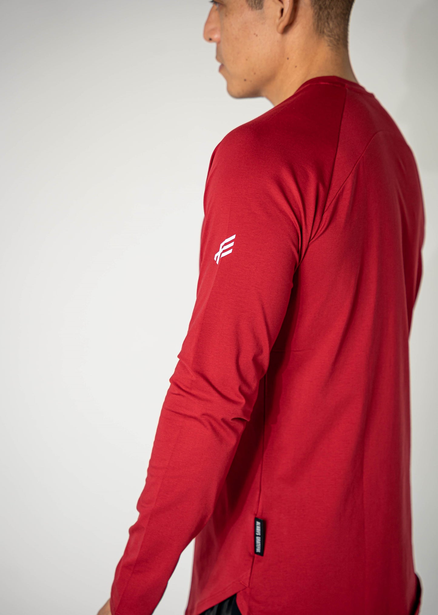 ALWAYS GRATEFUL Performance Long Sleeve - Red