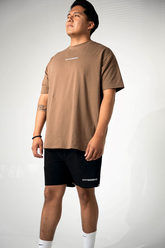 Premium Oversized Tee - Sepia Brown