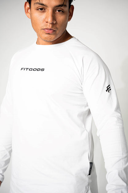 ALWAYS GRATEFUL Performance Long Sleeve - White